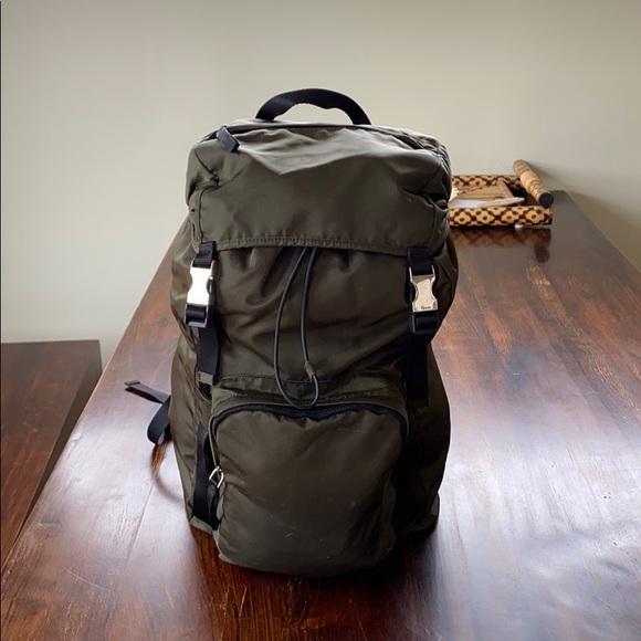 olive green prada bag